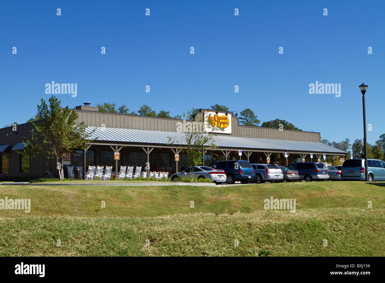 Cracker Barrel Old Country Store Restaurant in South Carolina, USA. This restaurant chain is based out of Lebanon, TN, USA. Stock Photo