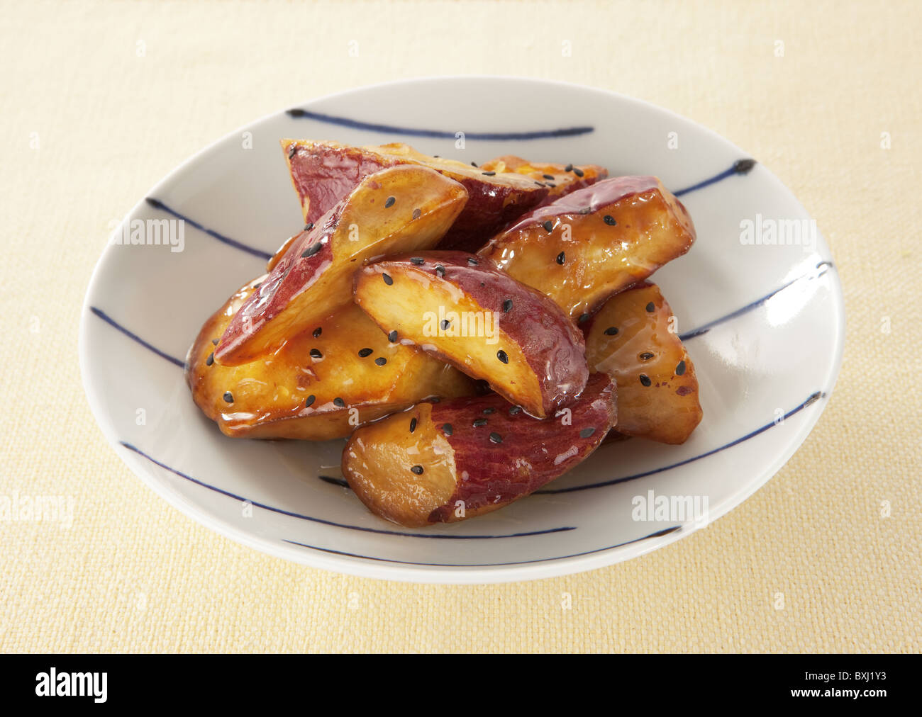 Deep fried sweet potato Stock Photo Alamy