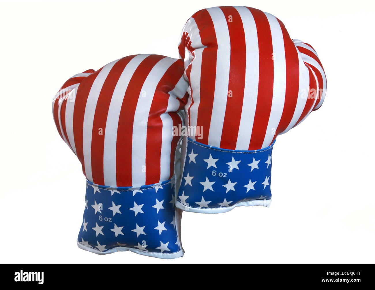 Stars And Stripes USA Flag PU Leather Boxing Gloves 12oz BX08 