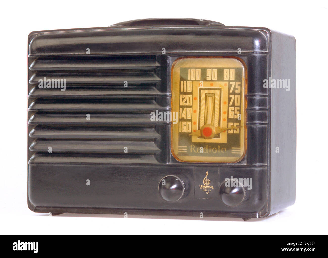 broadcast, radio, American radio set, made by Emerson Radio and Television  Corporation, New York, USA, circa 1947, Additional-Rights-Clearences-Not  Available Stock Photo - Alamy