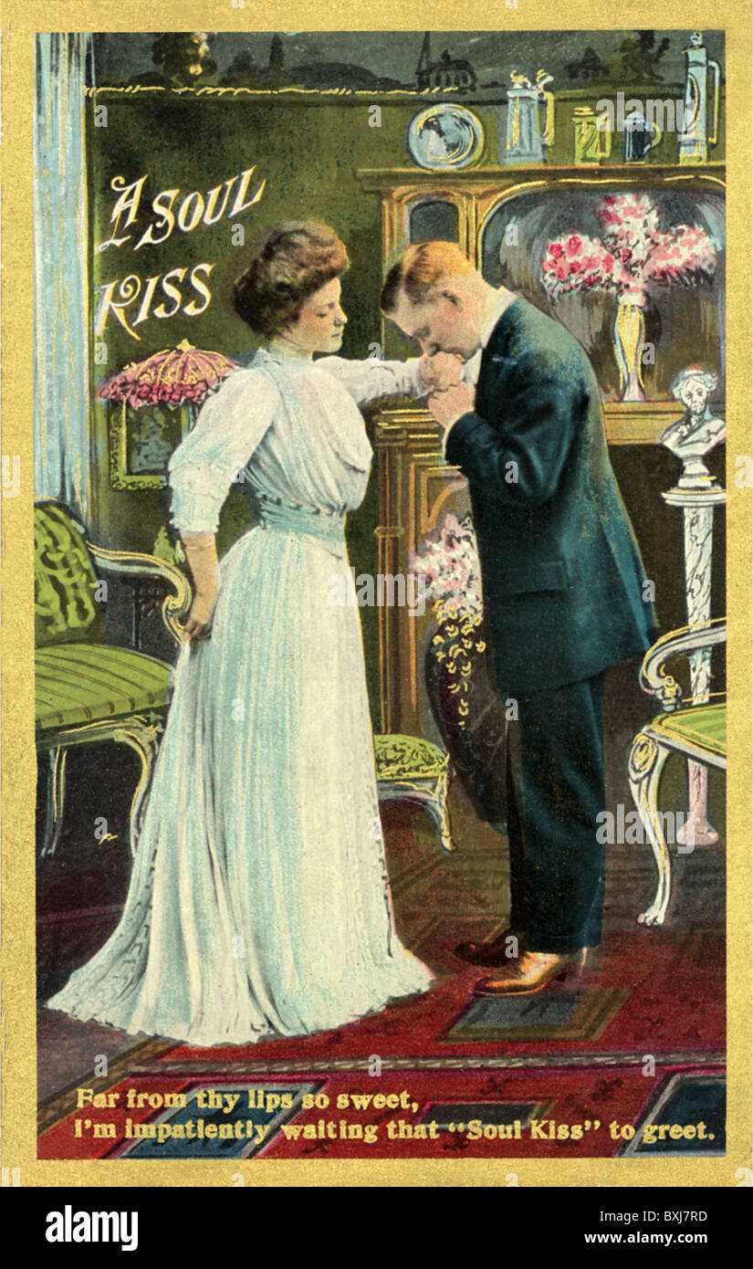 Man kissing hand of a lady hi-res stock photography and images - Alamy
