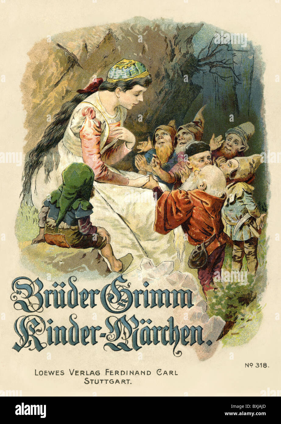 literature, books, fairy tales, book, 'Children's Tales', Grimm's Fairy Tales, lithograph, Germany, circa 1903, Additional-Rights-Clearences-Not Available Stock Photo