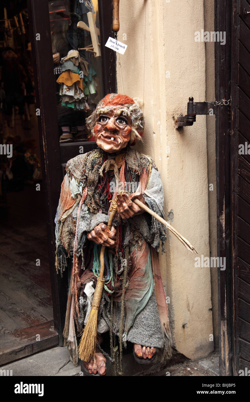 Close up of a traditional puppet, Prague, Czech Republic