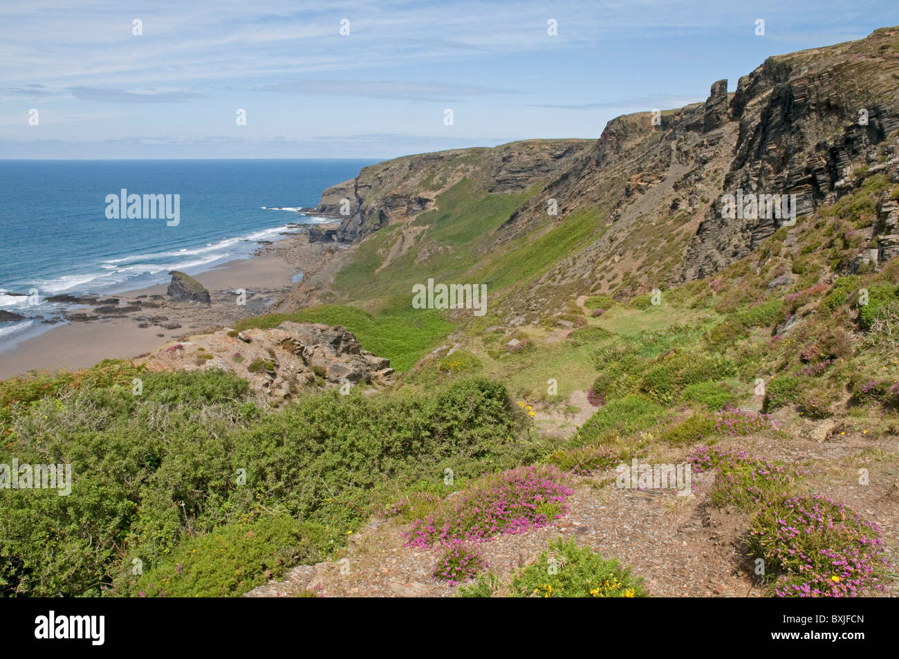 Impressive North Cornwall Coastline Near The Strangles And Little 