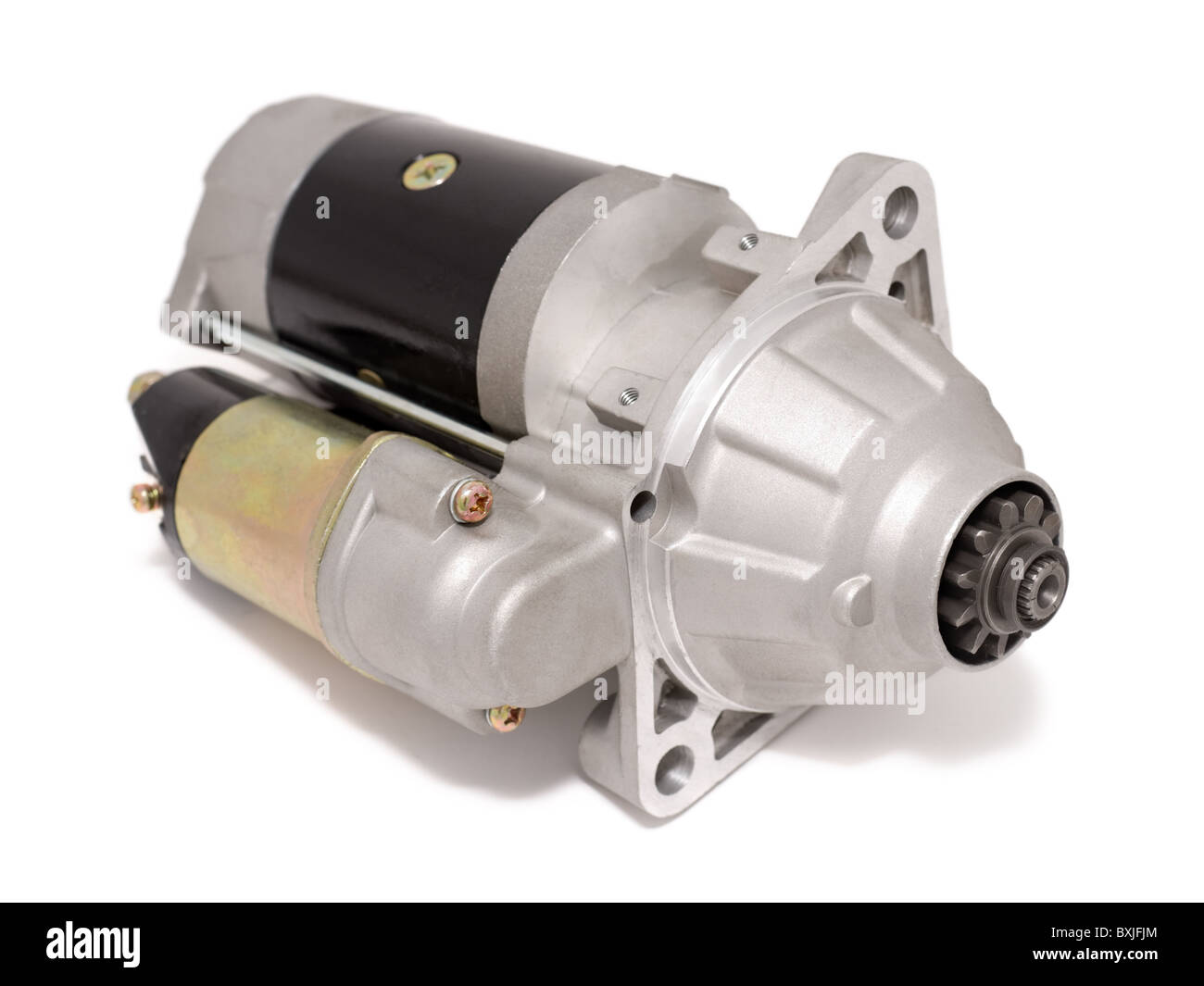 The Closed Up Of Starter Motor For Car Stock Photo - Download