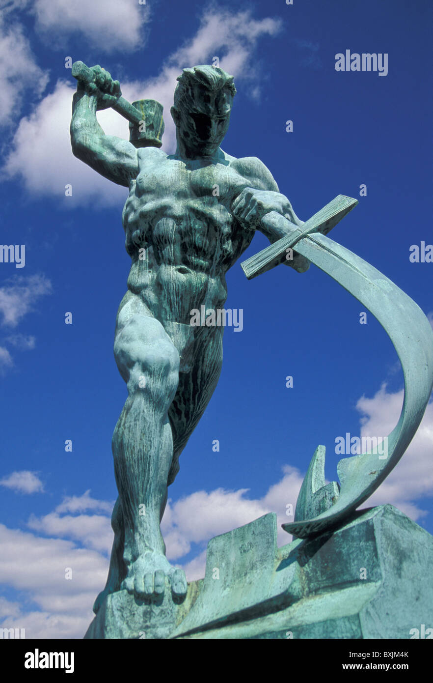 World Peace Statue, United Nations Gardens, NYC Stock Photo Alamy