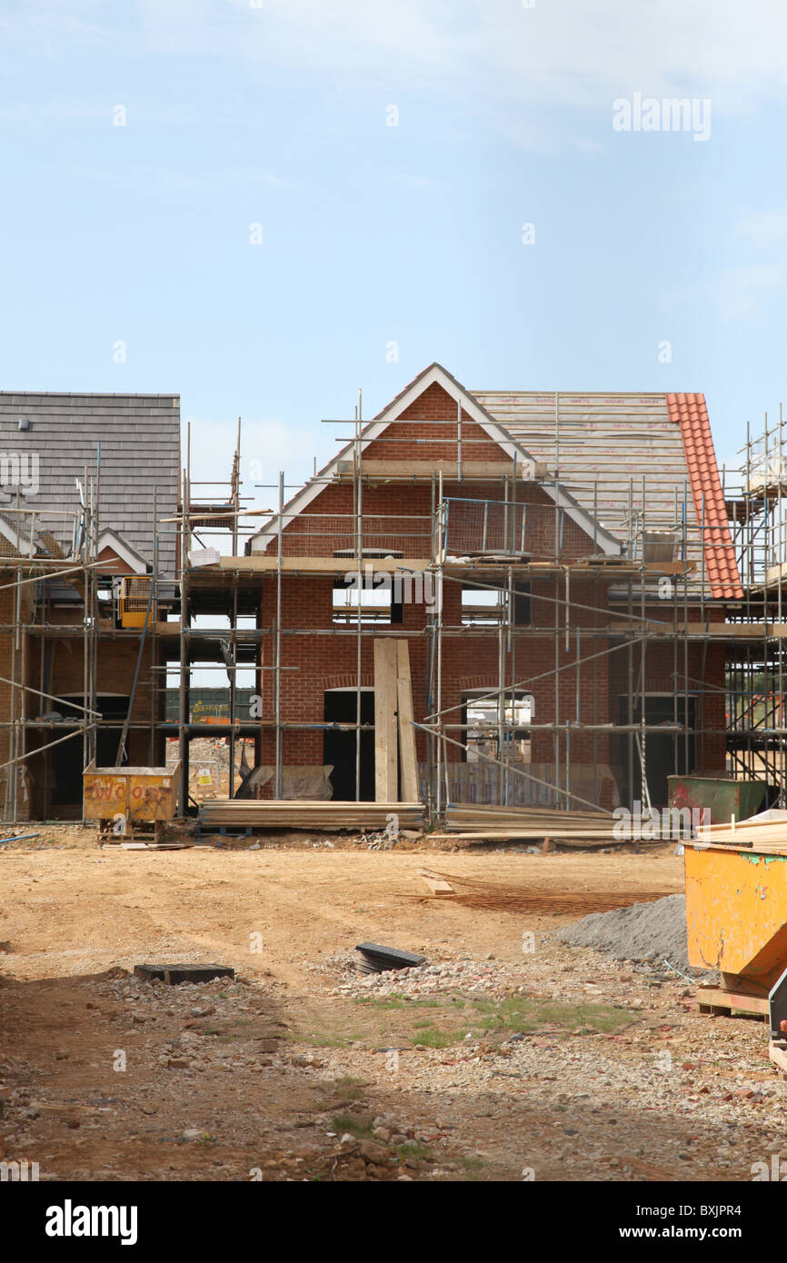 New house building and construction UK Stock Photo Alamy