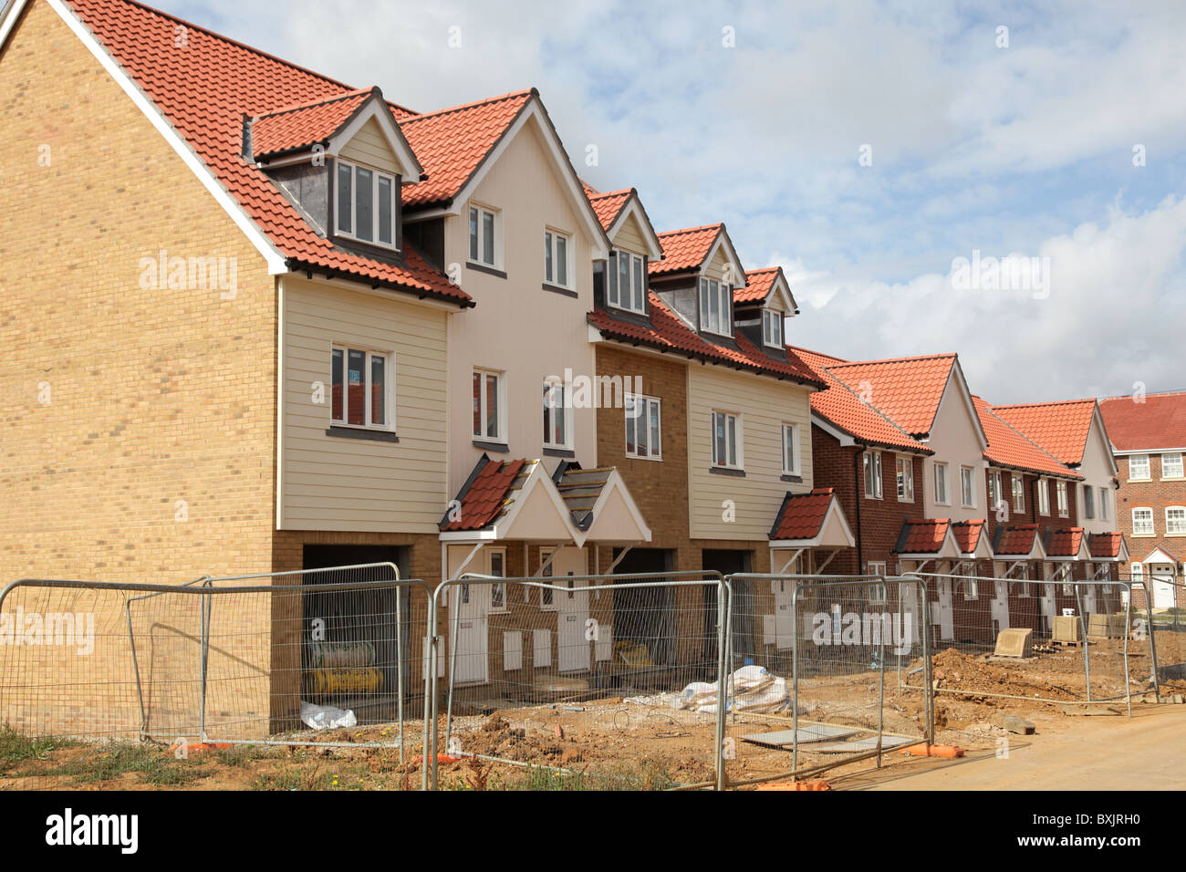 New house construction UK Stock Photo Alamy