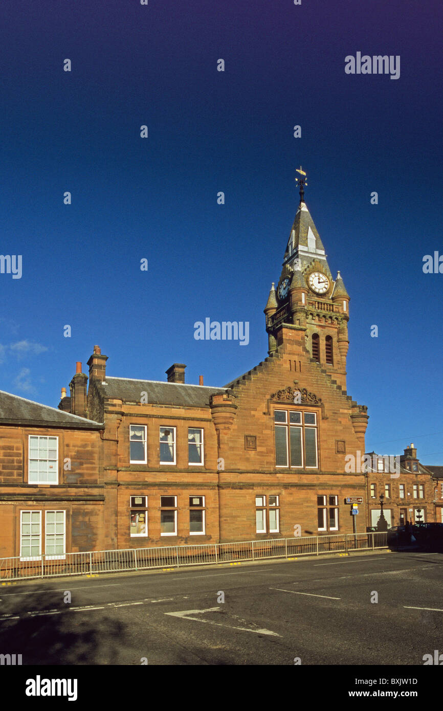 Town Hall, Annan Stock Photo Alamy