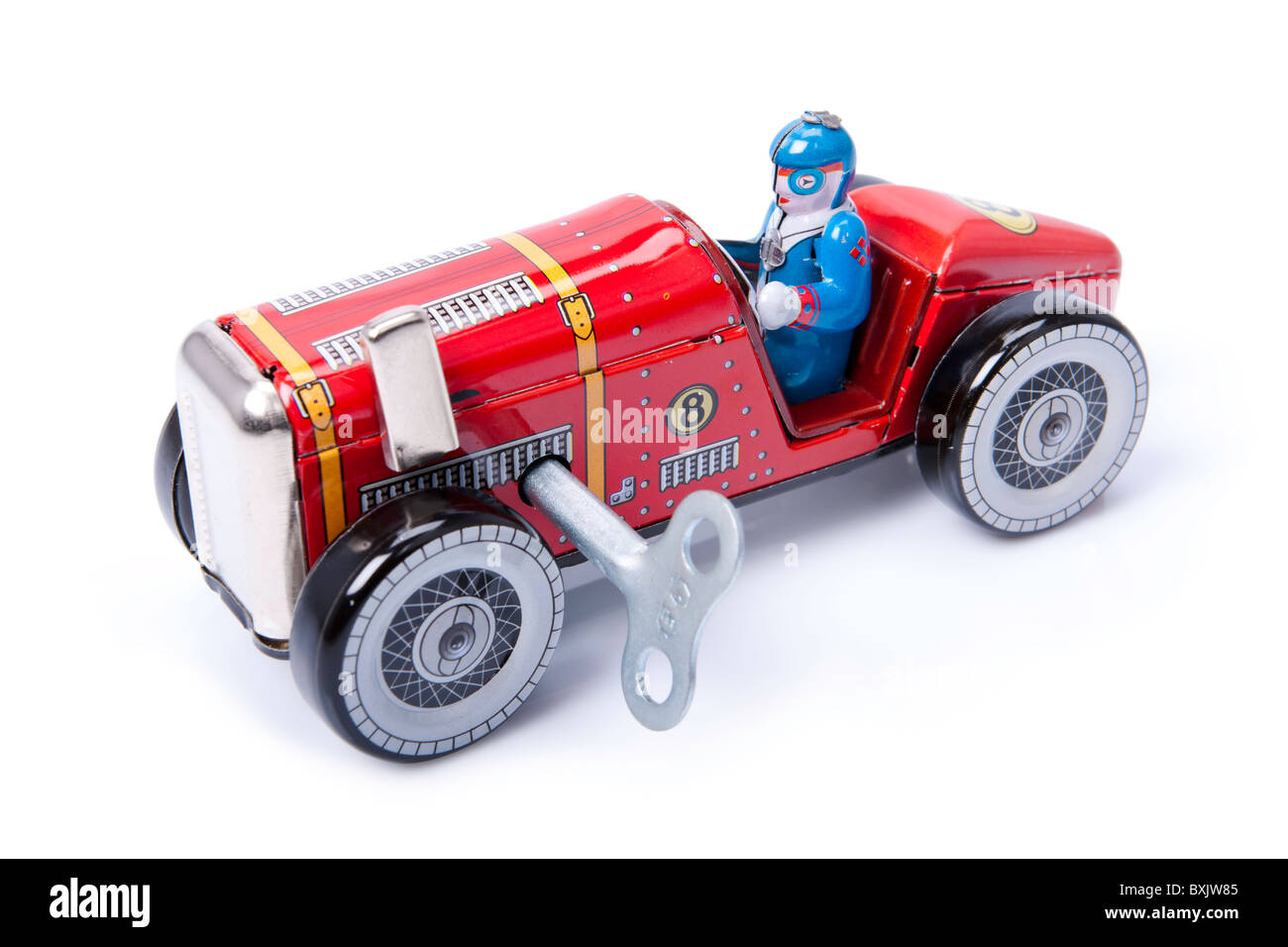 Clockwork toy car Stock Photo