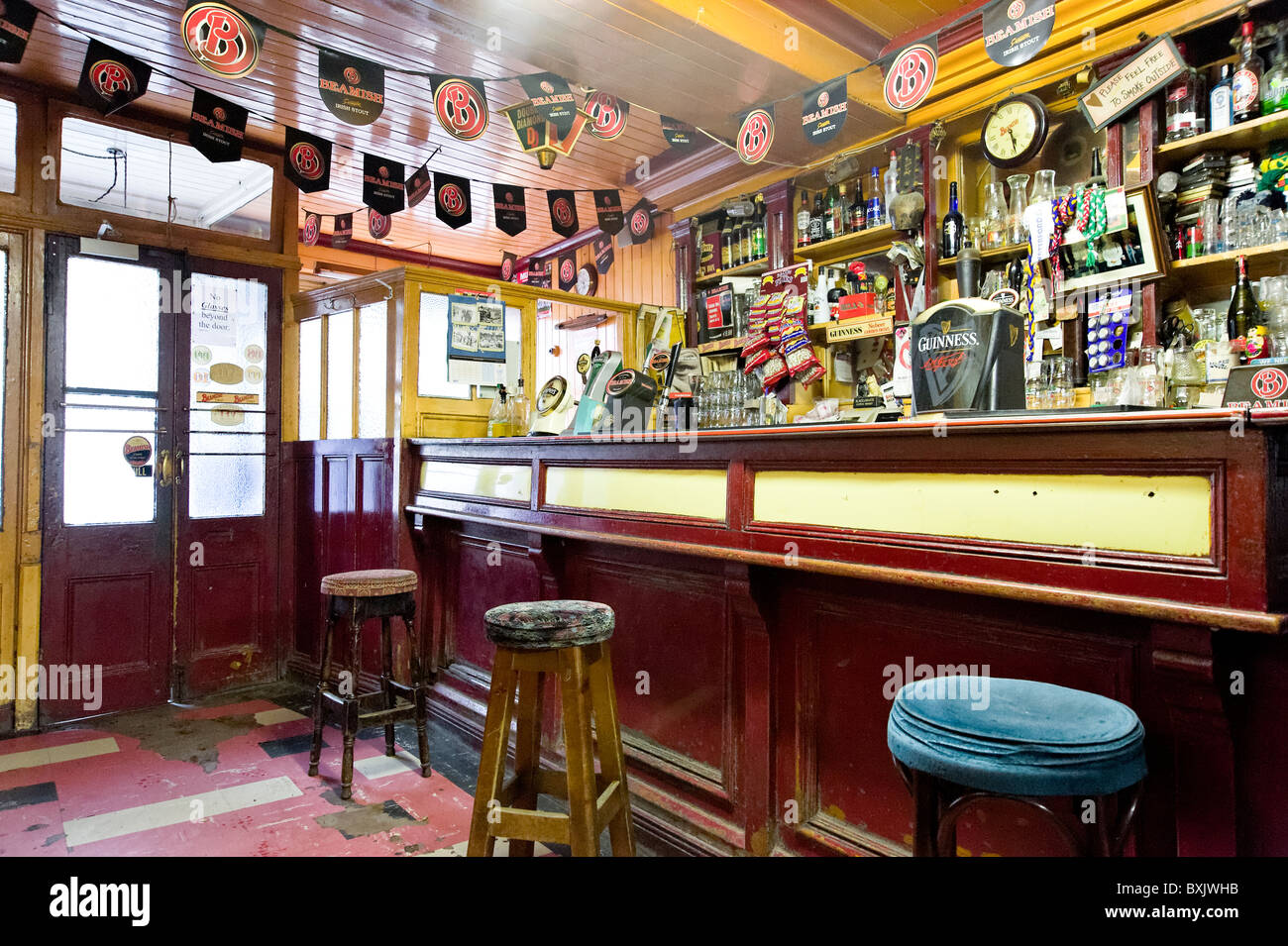 Traditional local pub in Cork, County Cork, Ireland Stock Photo