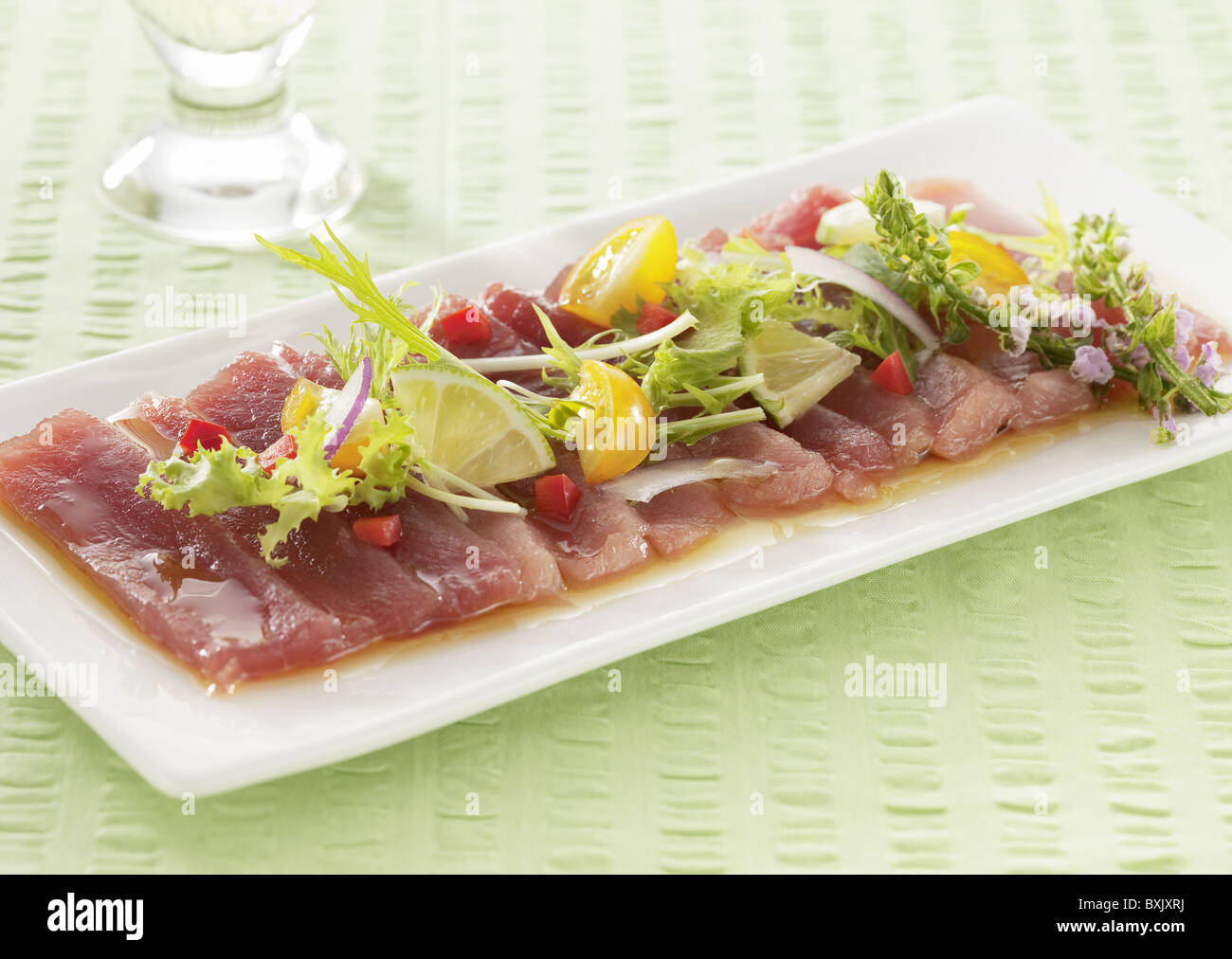 Carpaccio of tuna hires stock photography and images Alamy