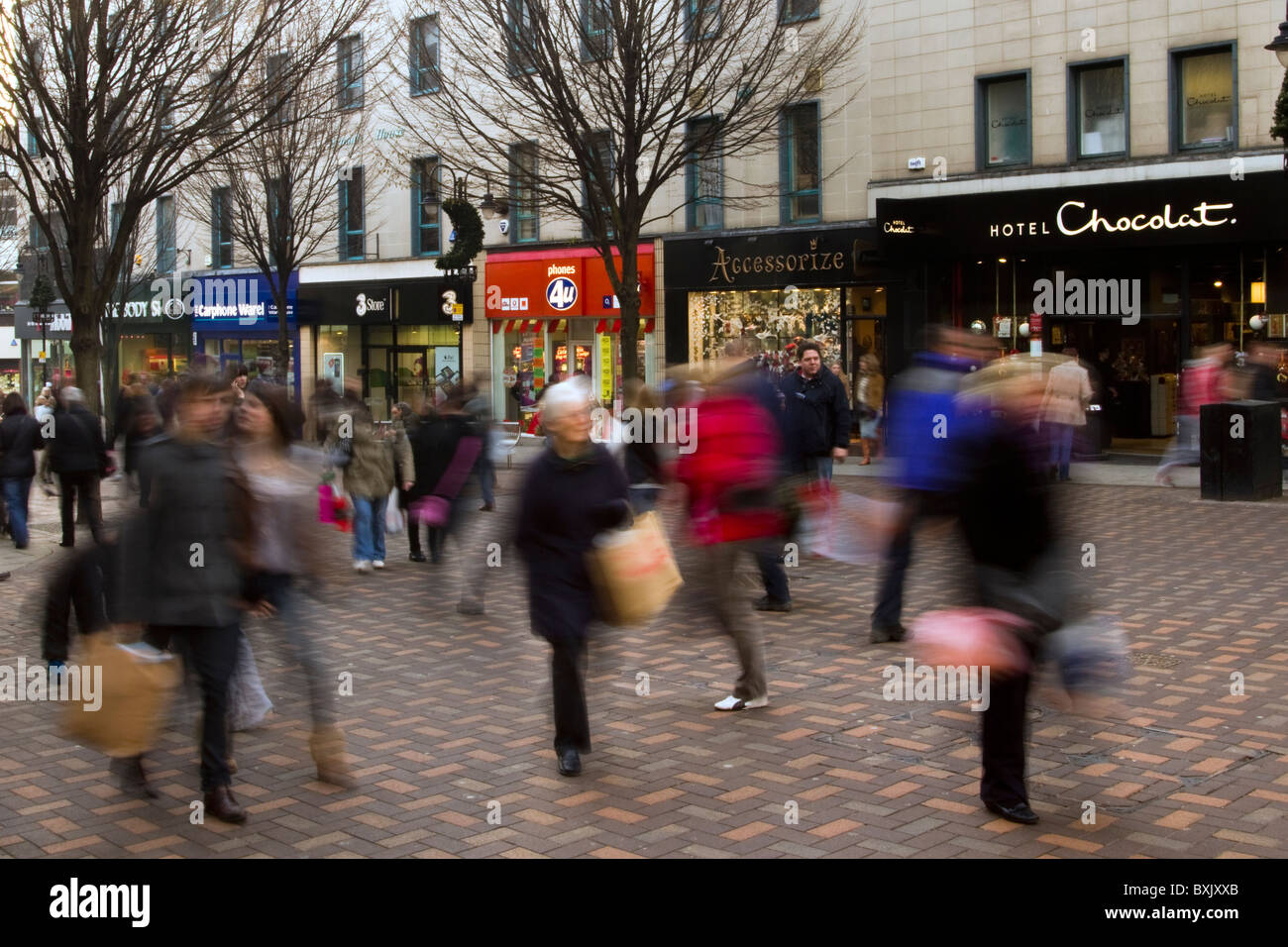 Hotel Chocolat selling luxury chocolate gifts. Retail busy Consumer
