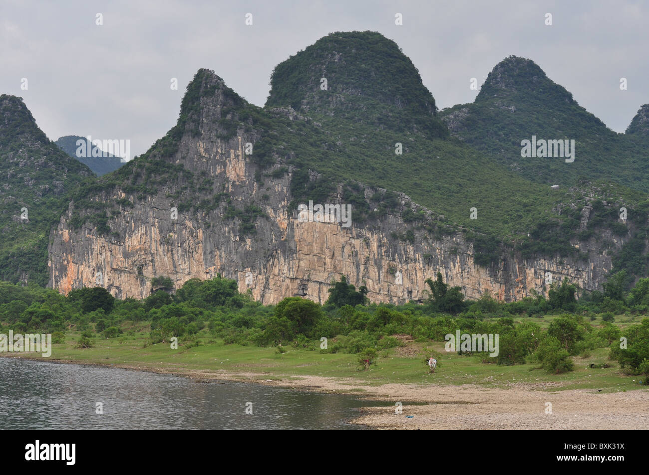 Li River, Limestone Peaks, Guilin area, Southern China Stock Photo - Alamy