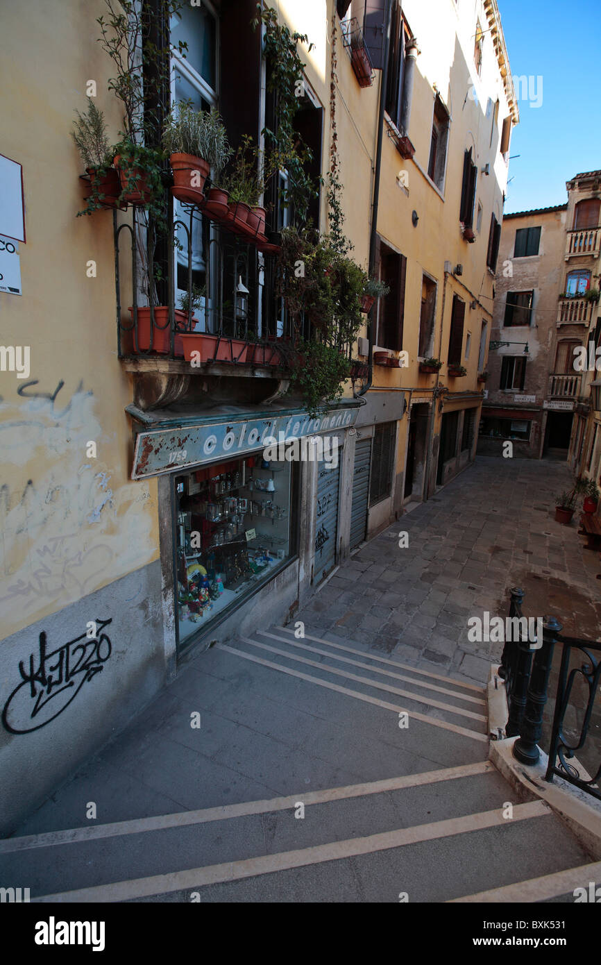 Streets in Venice Stock Photo