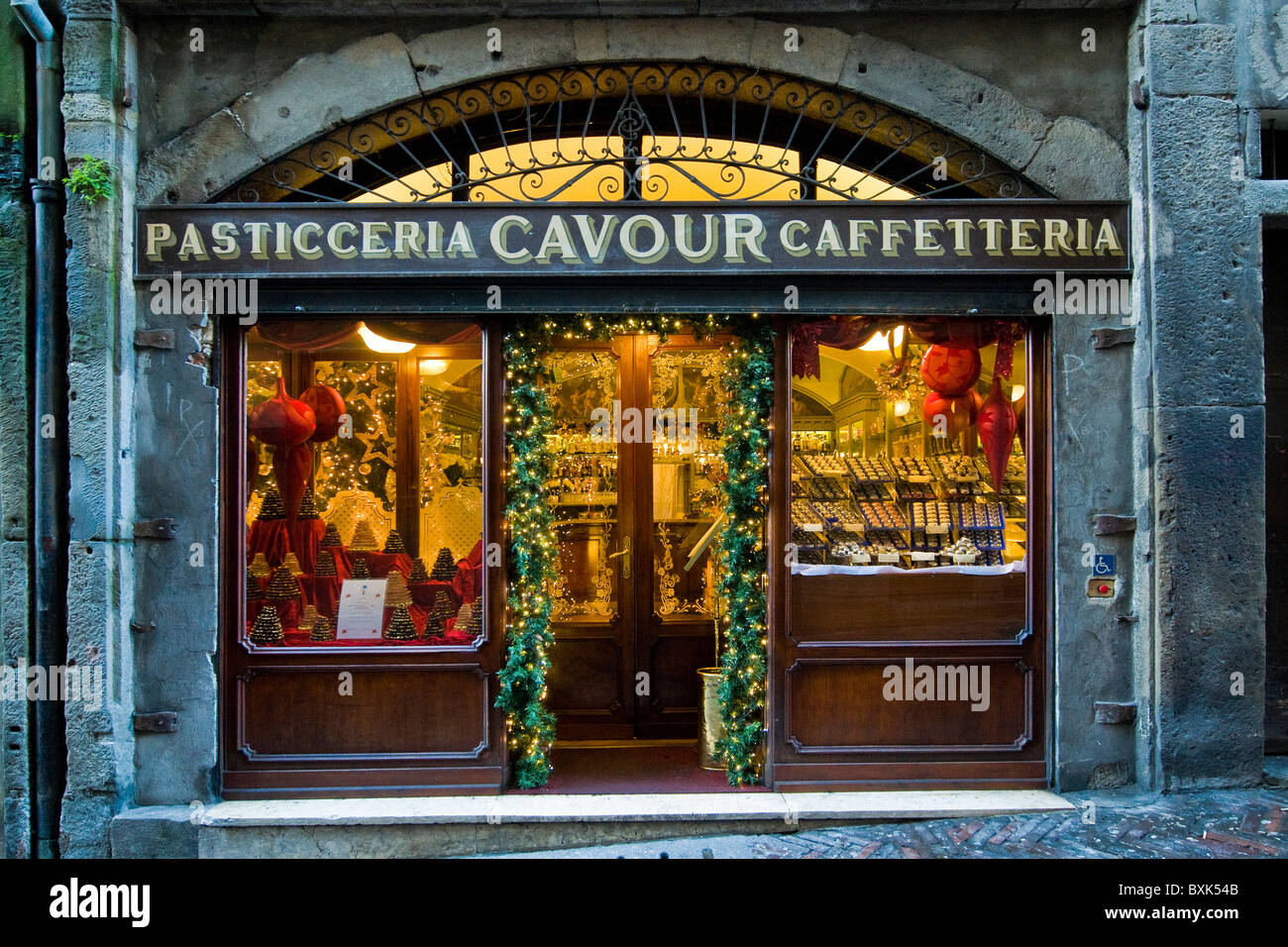 Pasticceria caffetteria Cavour, Bergamo, Italy Stock Photo - Alamy
