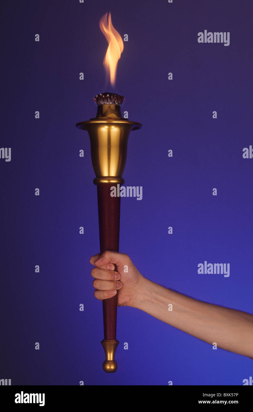 Torch hand hi-res stock photography and images - Alamy