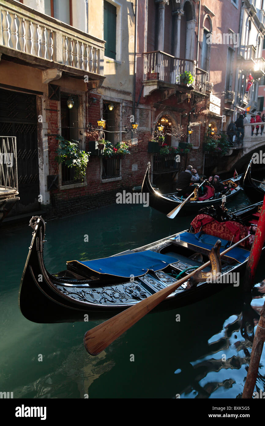 Gondole in Venice Italy Stock Photo Alamy