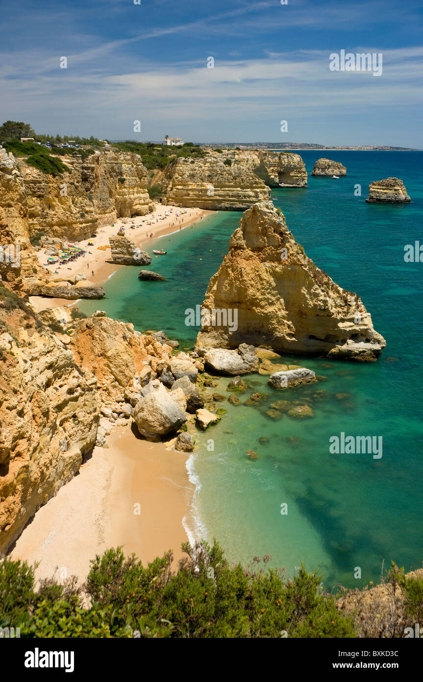 Near Armacao De Pera, Praia Da Marinha Stock Photo Alamy
