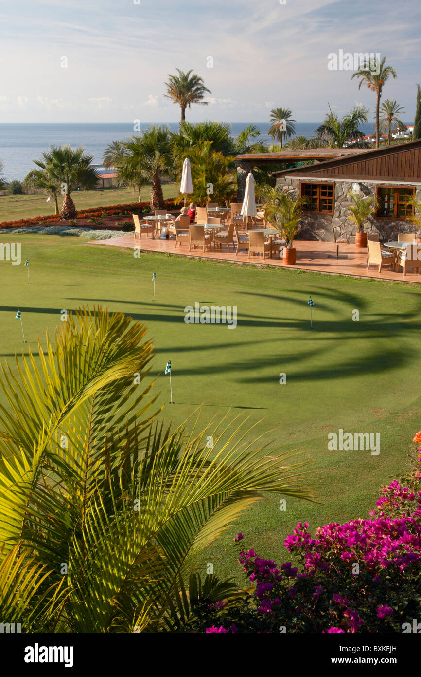 Tecina Golf Clubhouse On La Gomera Stock Photo - Alamy