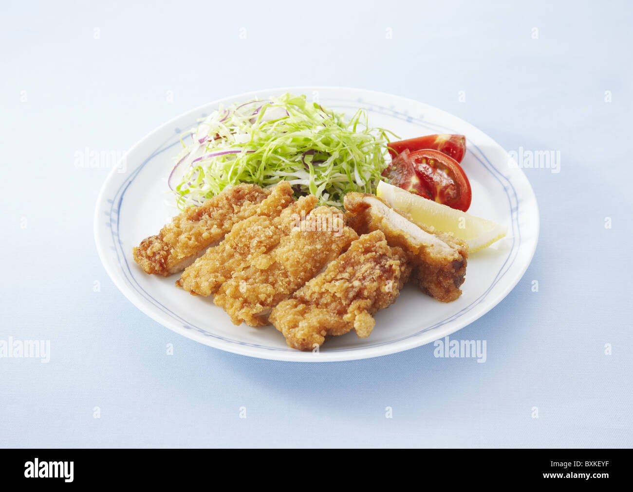 Marinated fried chicken Stock Photo Alamy
