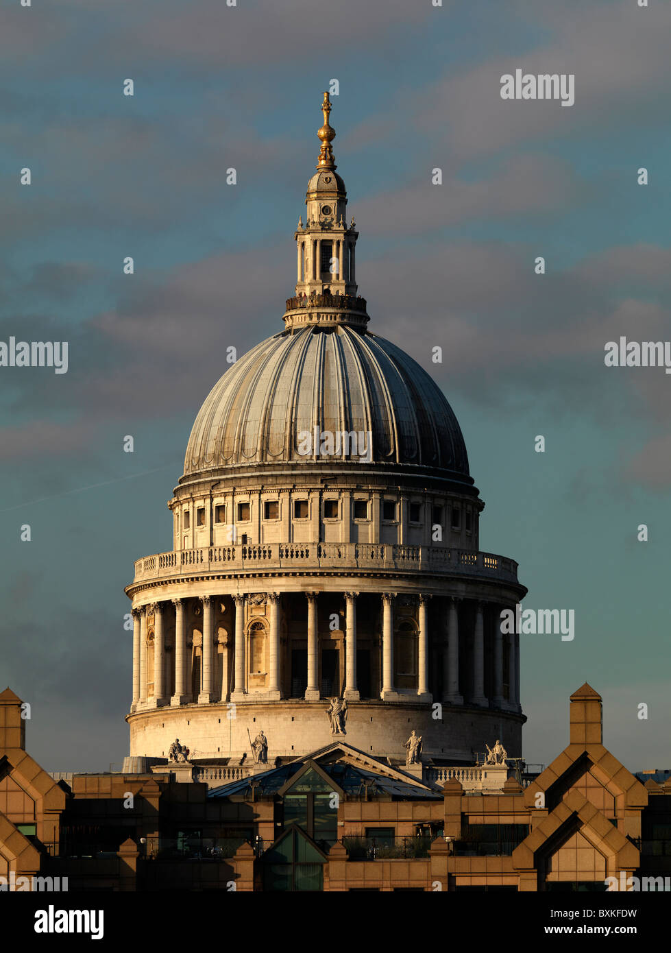 Dome Of St.paul's Cathedral London, ( Shot On A Hasselblad H3DII-50, Producing A 140MB+ Tiff File If Required) Stock Photo