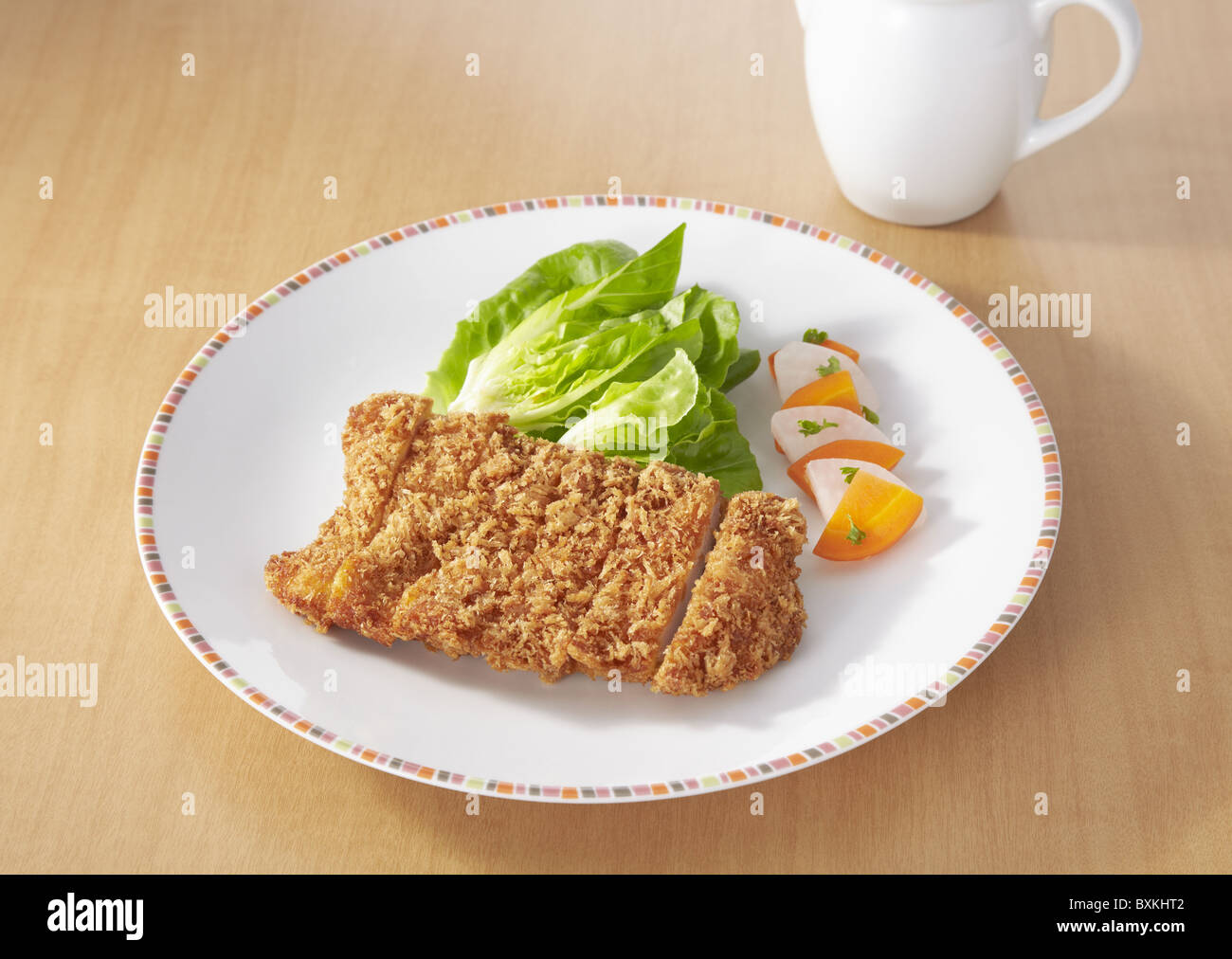 Deep fried chicken cutlet Stock Photo Alamy