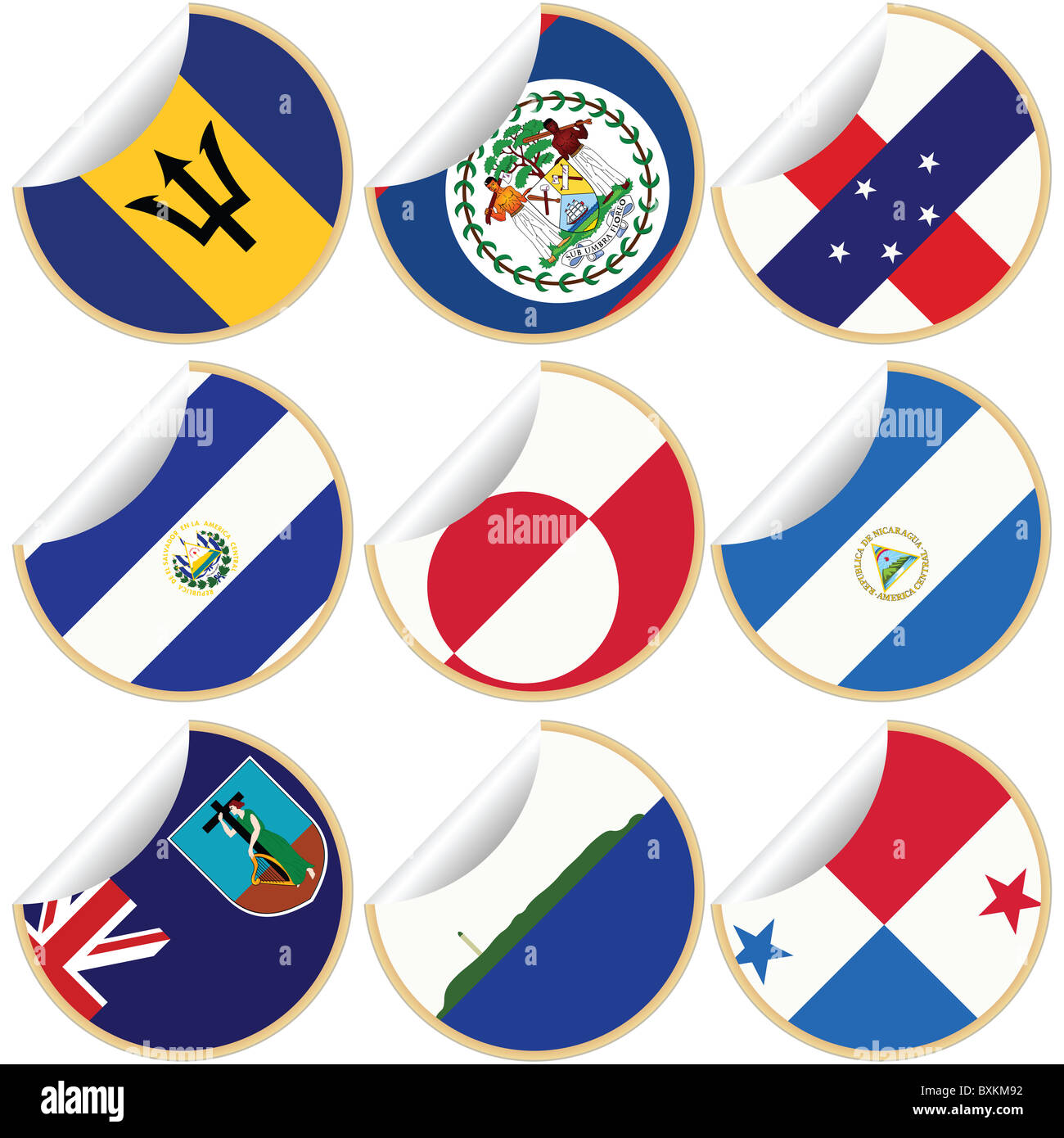 Country travel stickers hi-res stock photography and images - Page 3 - Alamy