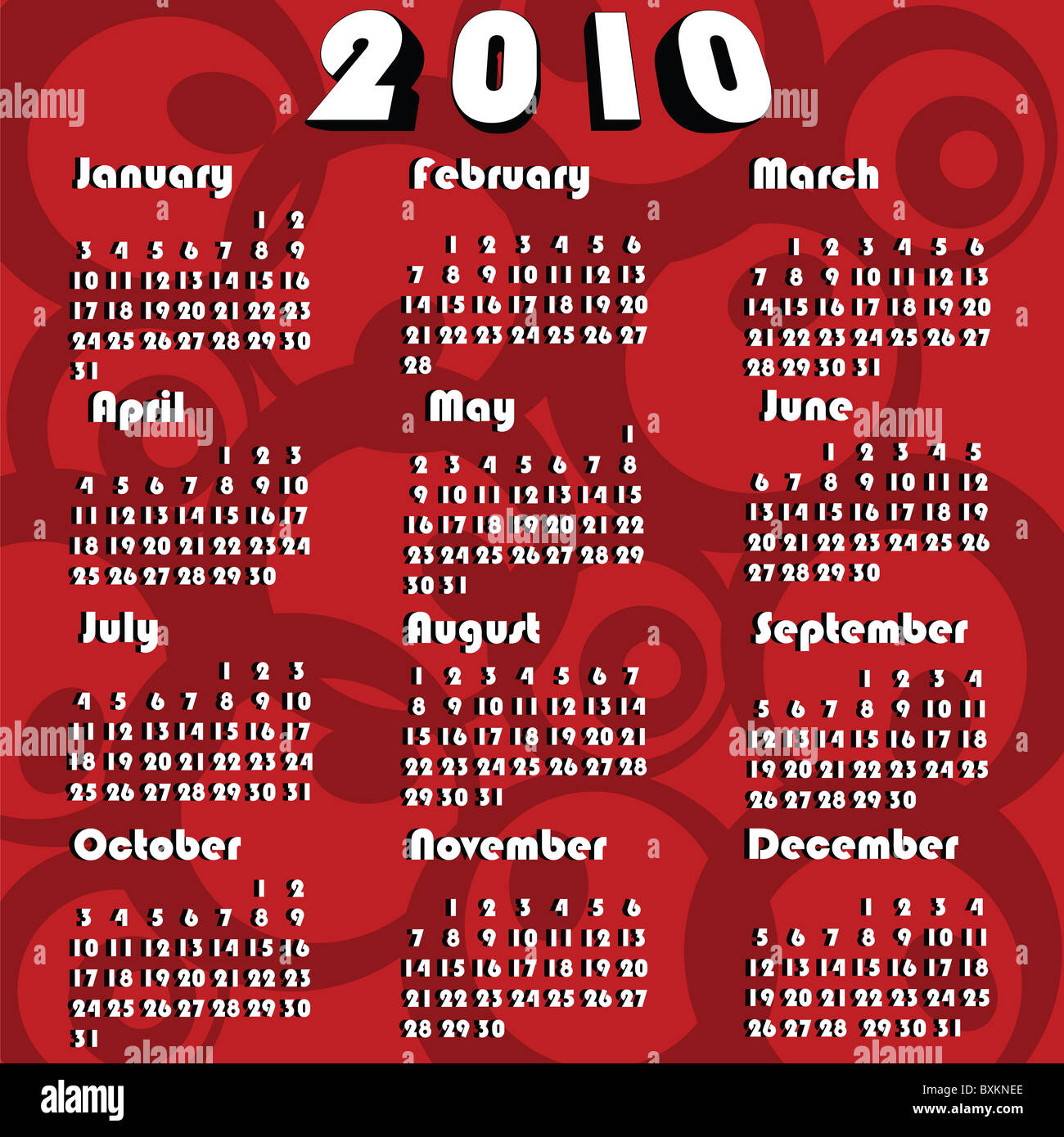 10 Calendar Stock Photo Alamy 10 Calendar Stock Photo Alamy
