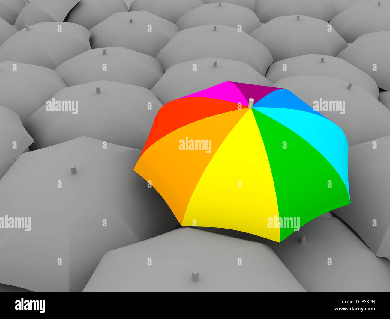 Color umbrella Stock Photo - Alamy