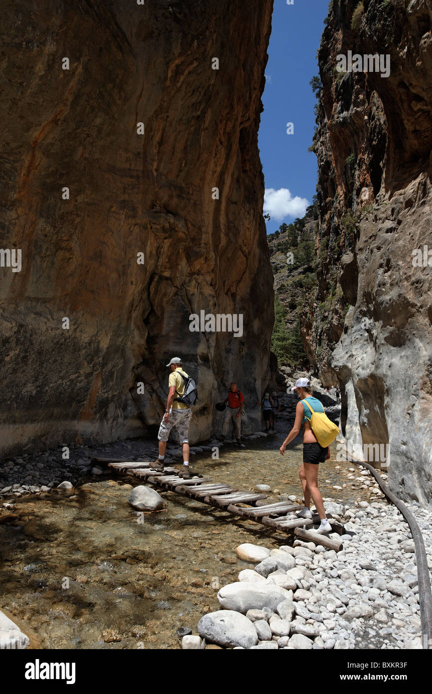 Iron Gate, Samaria Chania Prefecture, Crete, Greece Stock Photo