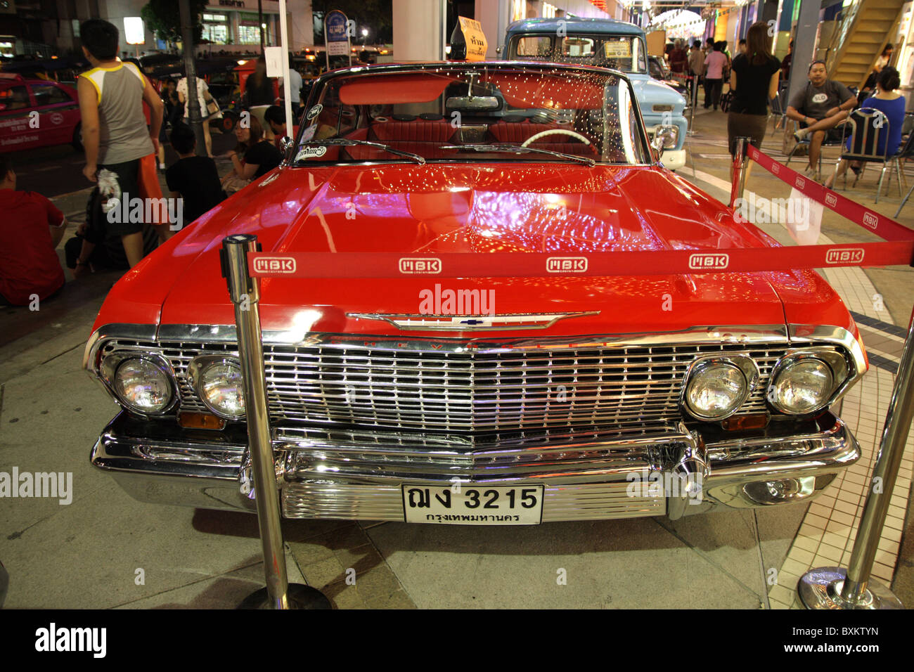 Classic old car at MBK shopping center Stock Photo - Alamy
