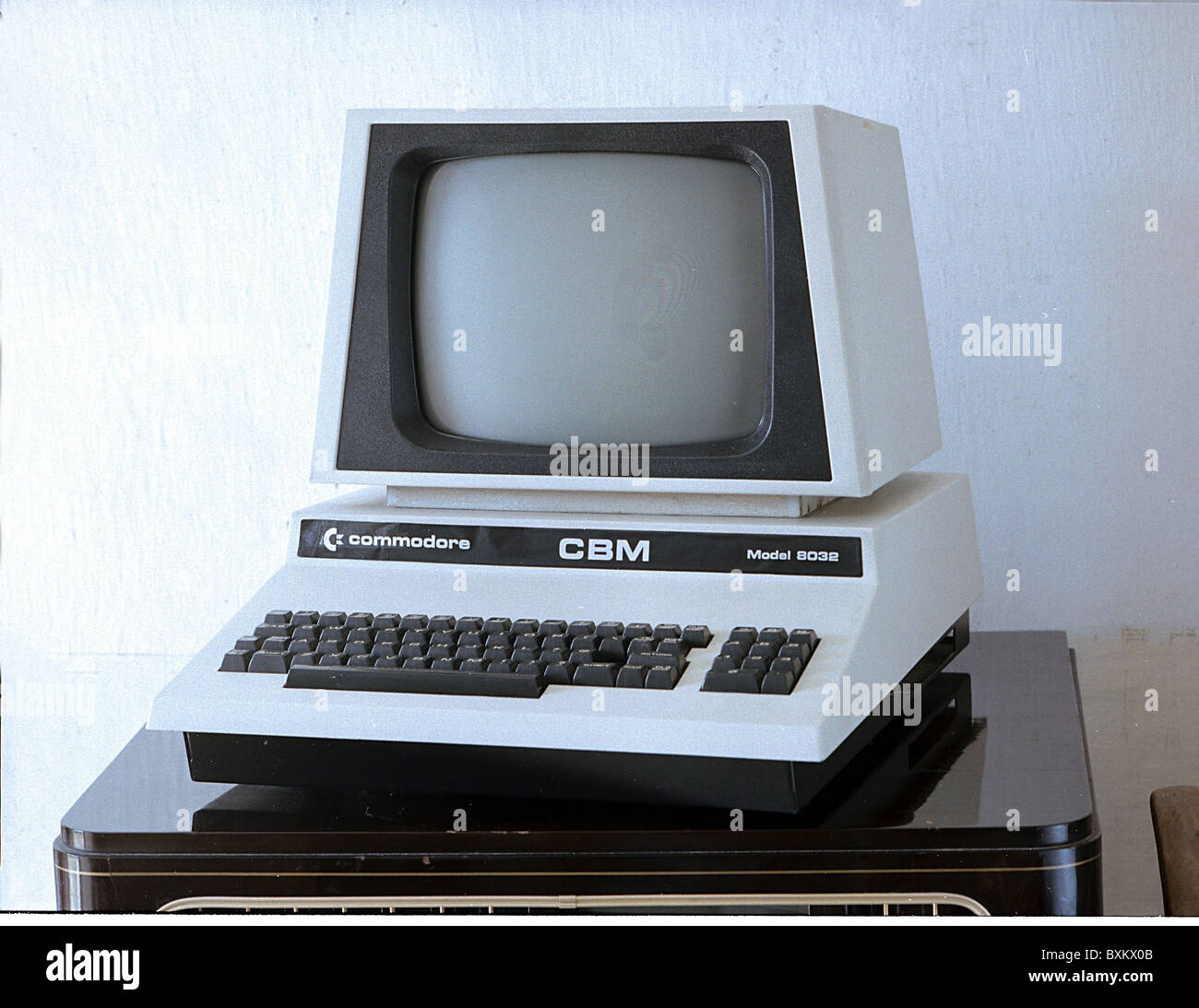 computing / electronics, computer, Commodore CBM 8032, USA 1979, historic, historical, computer, technic, technics, 1980s, 80s, 20th century, screen, monitor, monitors, integrated keyboard, homecomputer, electronics, hardware, 1970s, Additional-Rights-Clearences-Not Available Stock Photo