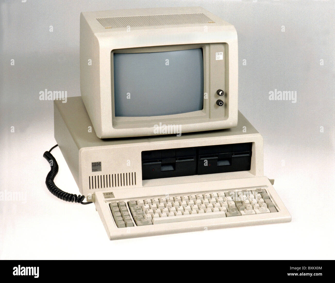 computing / electronics, computer, IBM 5150 PC, USA, 1981, Additional-Rights-Clearences-Not Available Stock Photo
