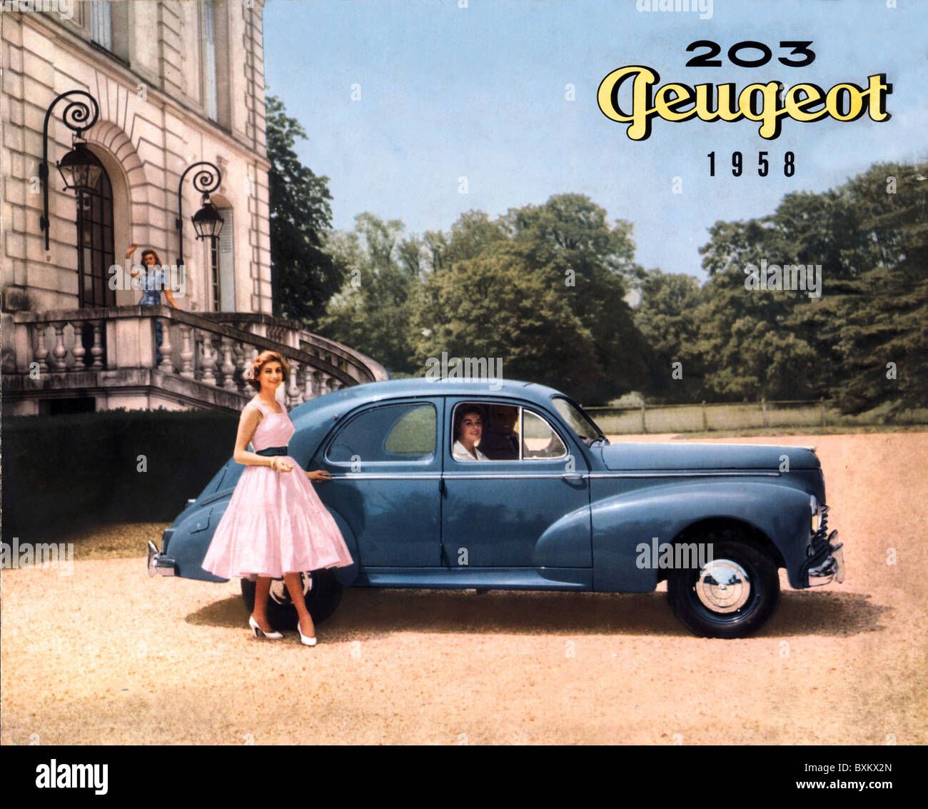 French 1950s car hires stock photography and images Alamy