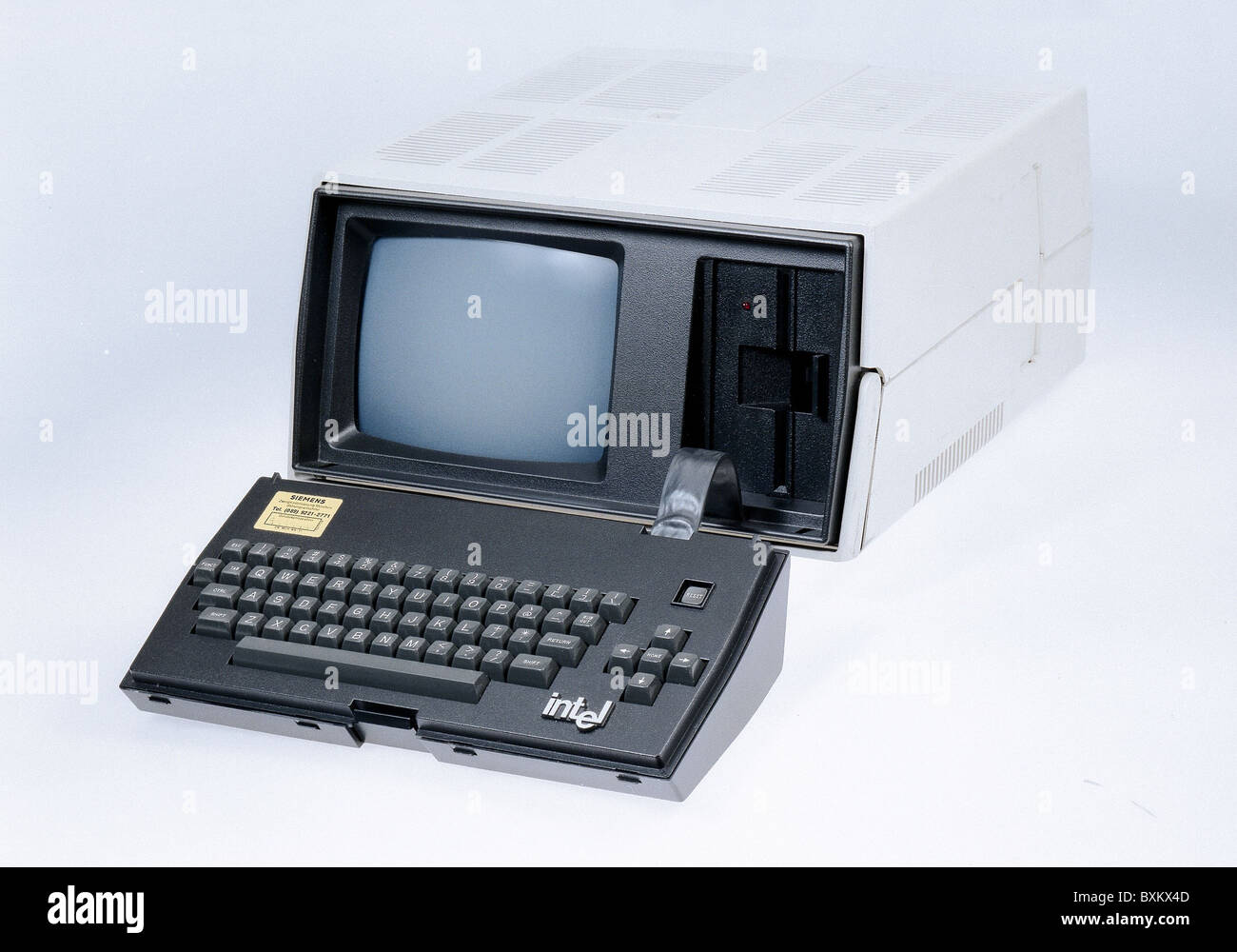 computing / electronics, computer, portable personal computer Intel, USA, circa 1983, Additional-Rights-Clearences-Not Available Stock Photo