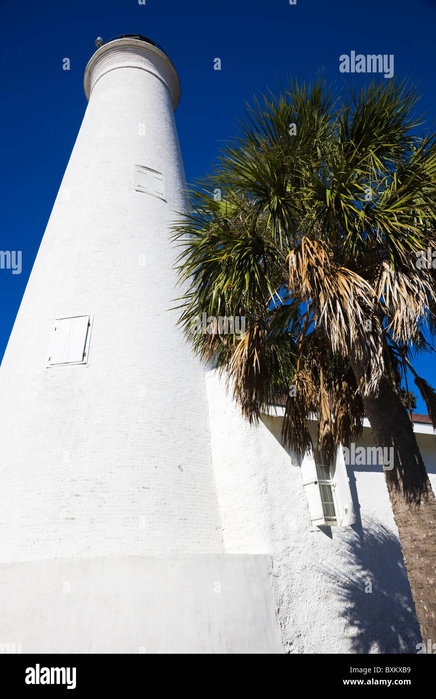 St. Marks Lighthouse Florida Stock Photo Alamy