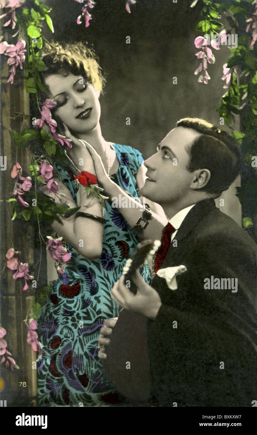 1930s Romantic Couple Man Woman High Resolution Stock Photography and ...