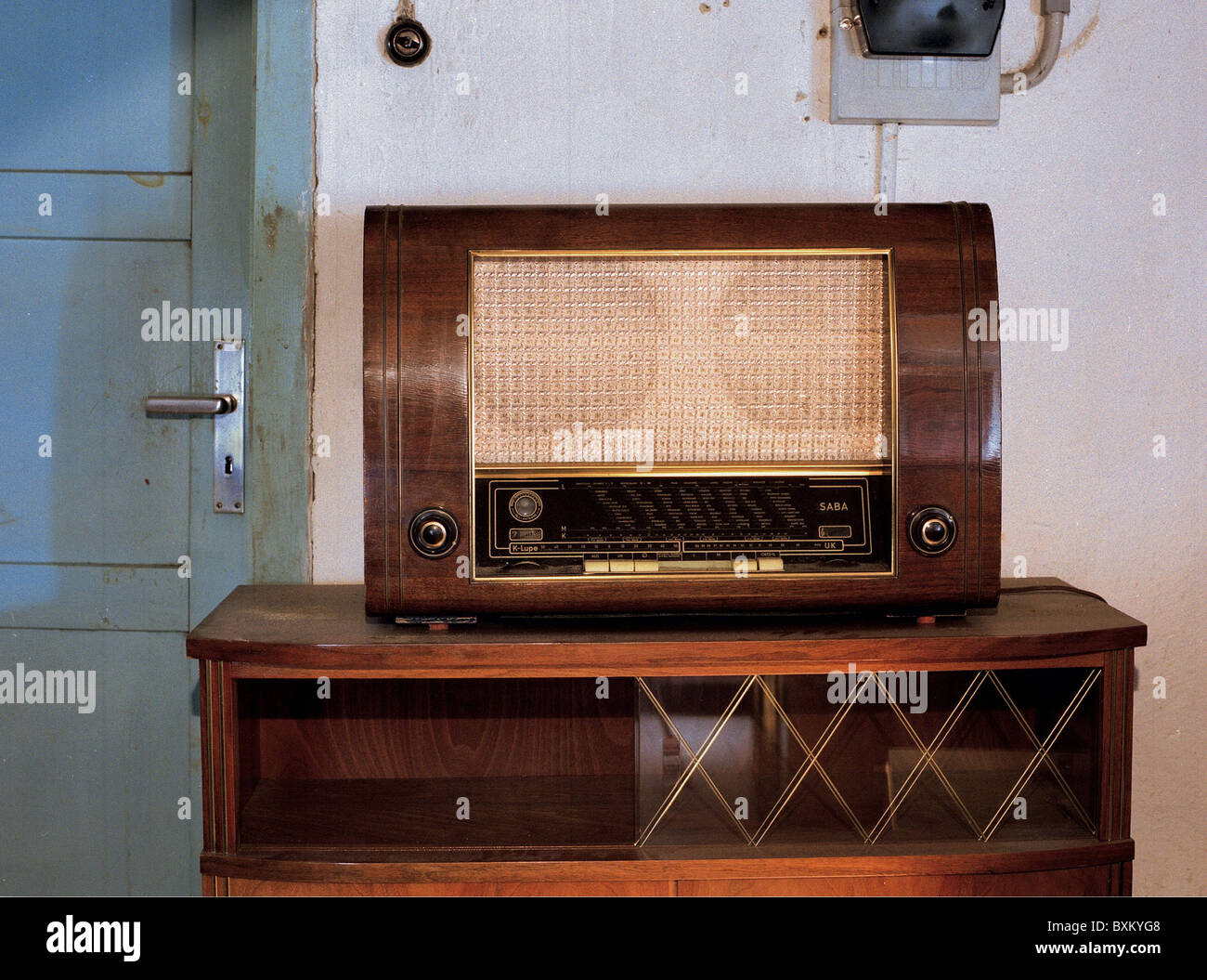 broadcast, radio, Saba, Meersburg W III, Germany, 1953,  Additional-Rights-Clearences-Not Available Stock Photo - Alamy