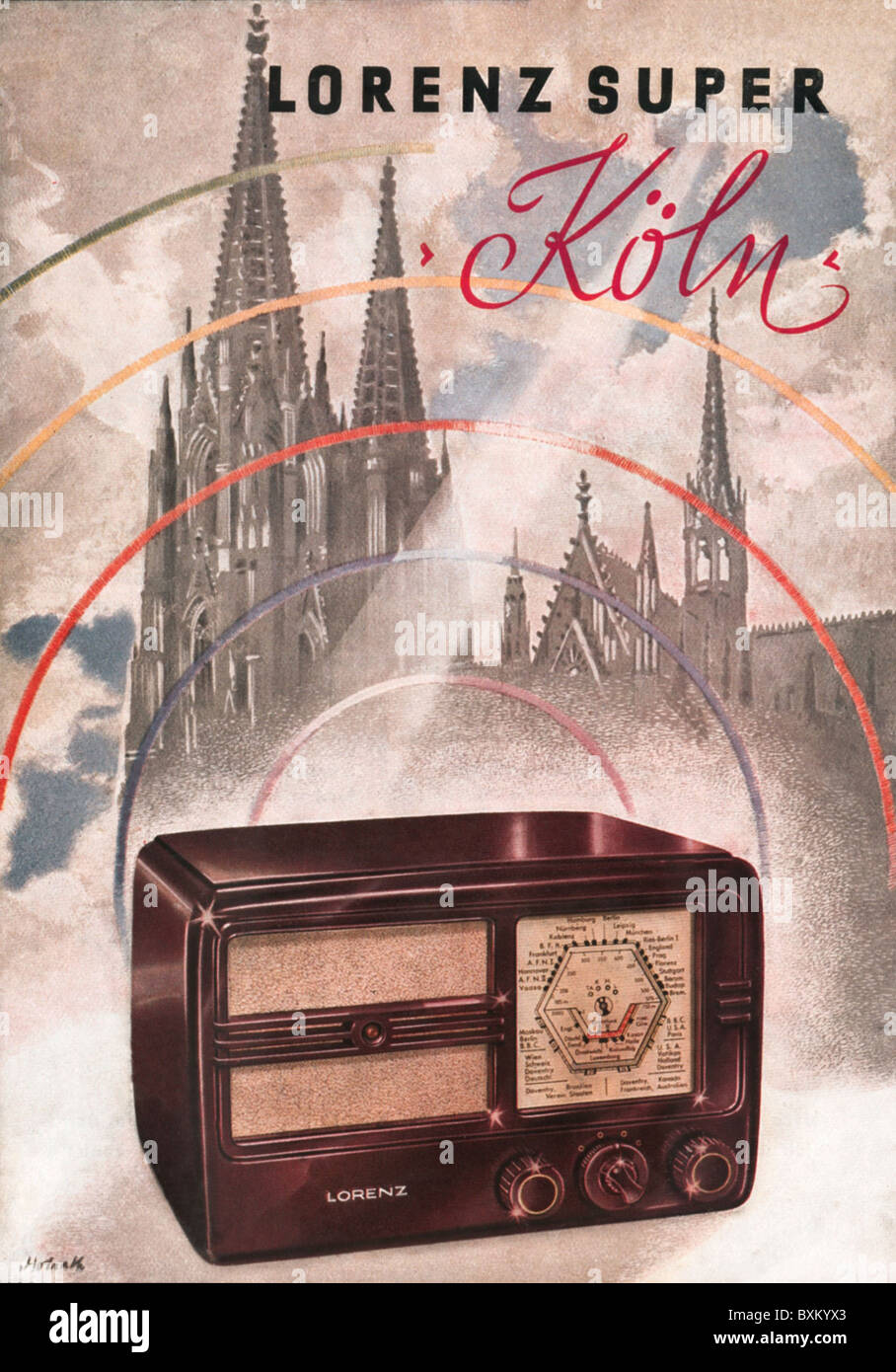 1940 s radio set high resolution stock photography and images alamy