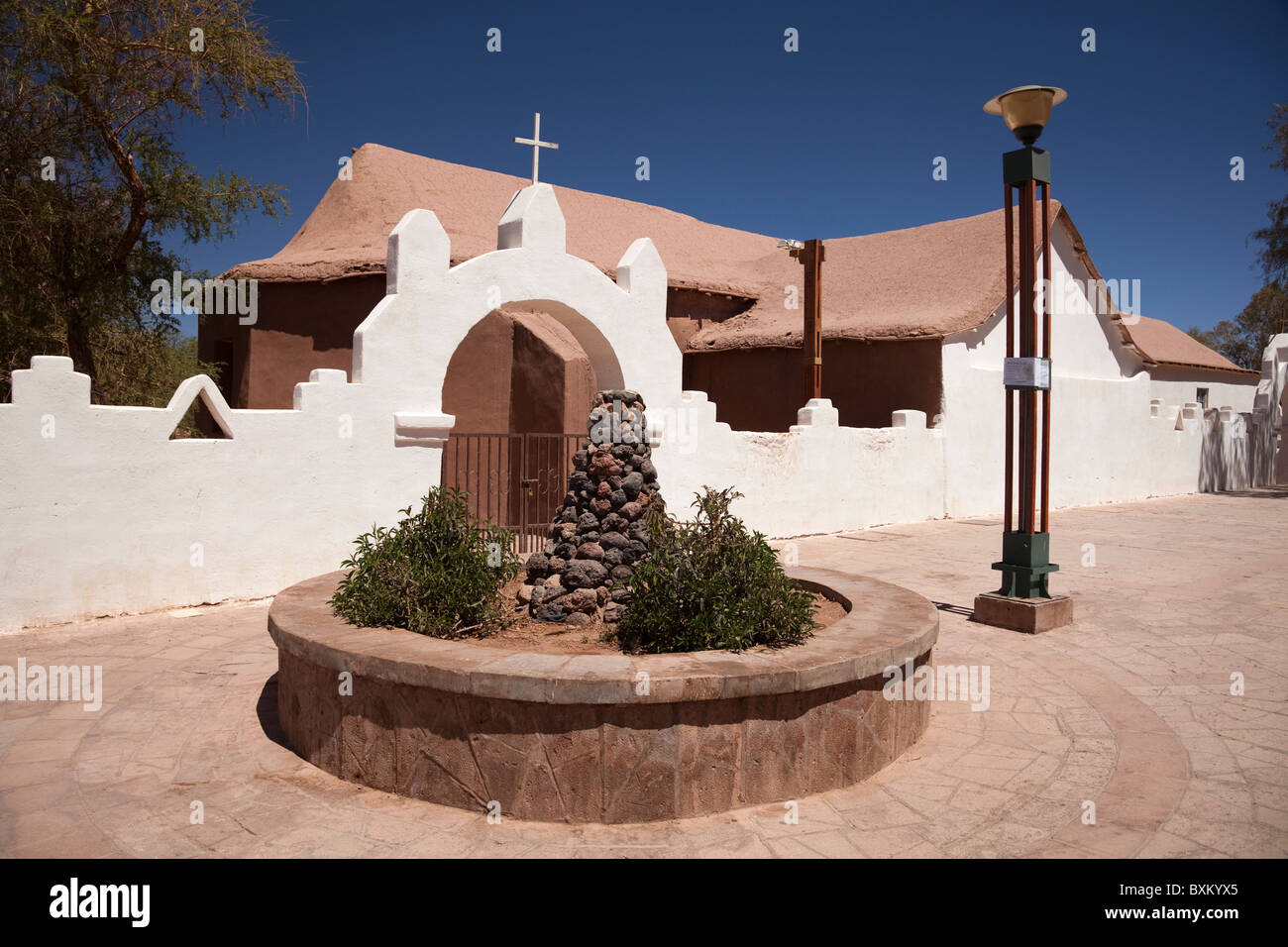 Church of San Pedro de Atacama, Chile, South America. Stock Photo