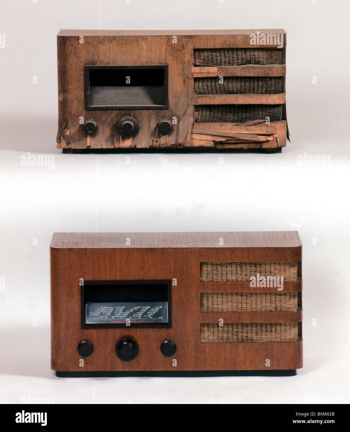 broadcast, radio, radio set Telefunken T 512, Additional-Rights-Clearences-Not Available Stock Photo