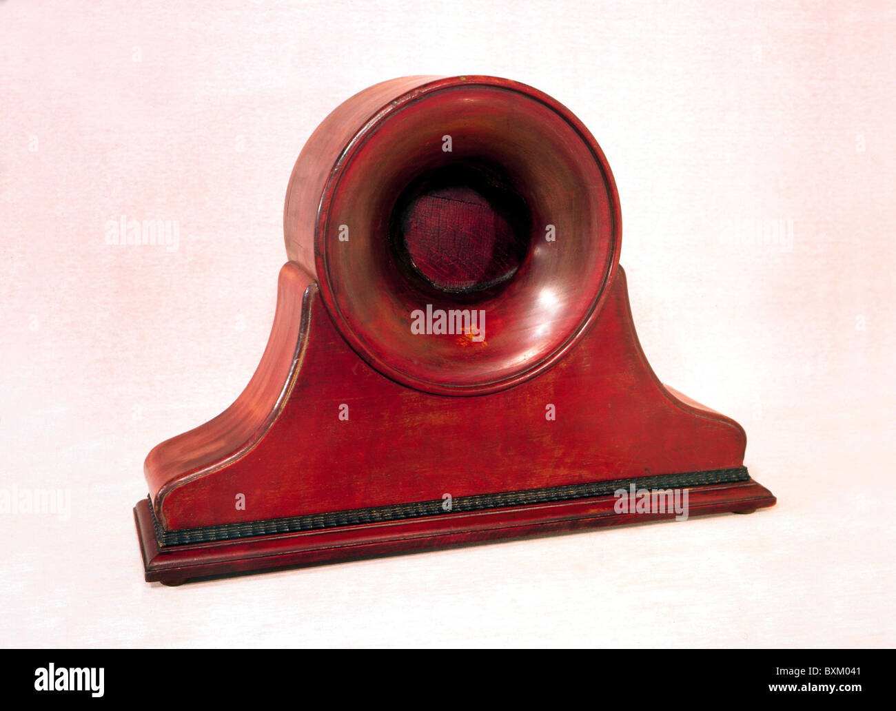 loudspeaker or megaphone horn white and red megafon is a simulated