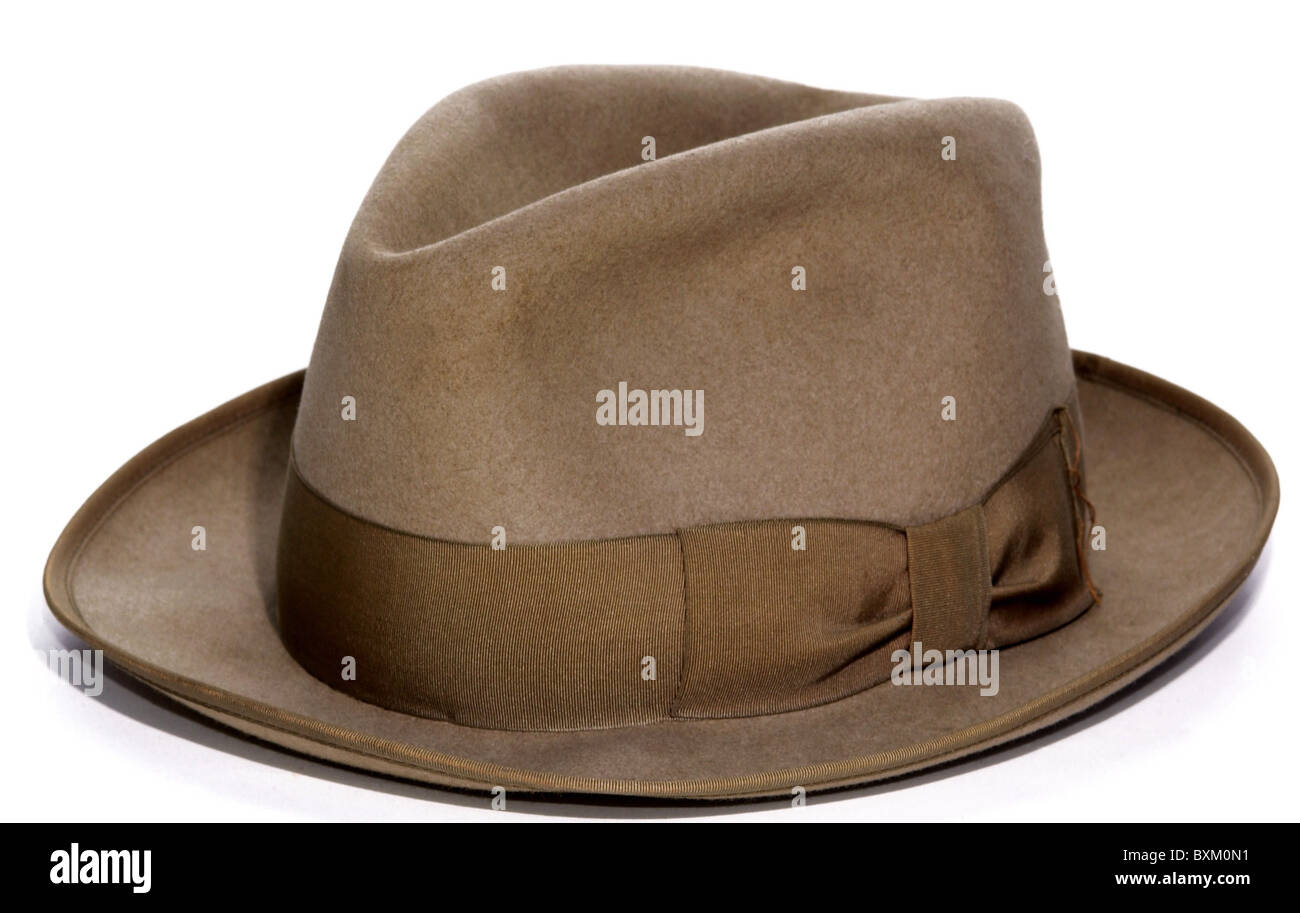 fashion, 1950s, men's fashion, accessoires, man hat, Germany, circa 1959,  Additional-Rights-Clearences-Not Available Stock Photo - Alamy