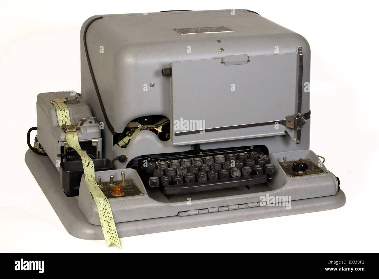 mail / post, telegraphy, teleprinter, Telex, with paper tape, Germany, 1940, Additional-Rights-Clearences-Not Available Stock Photo