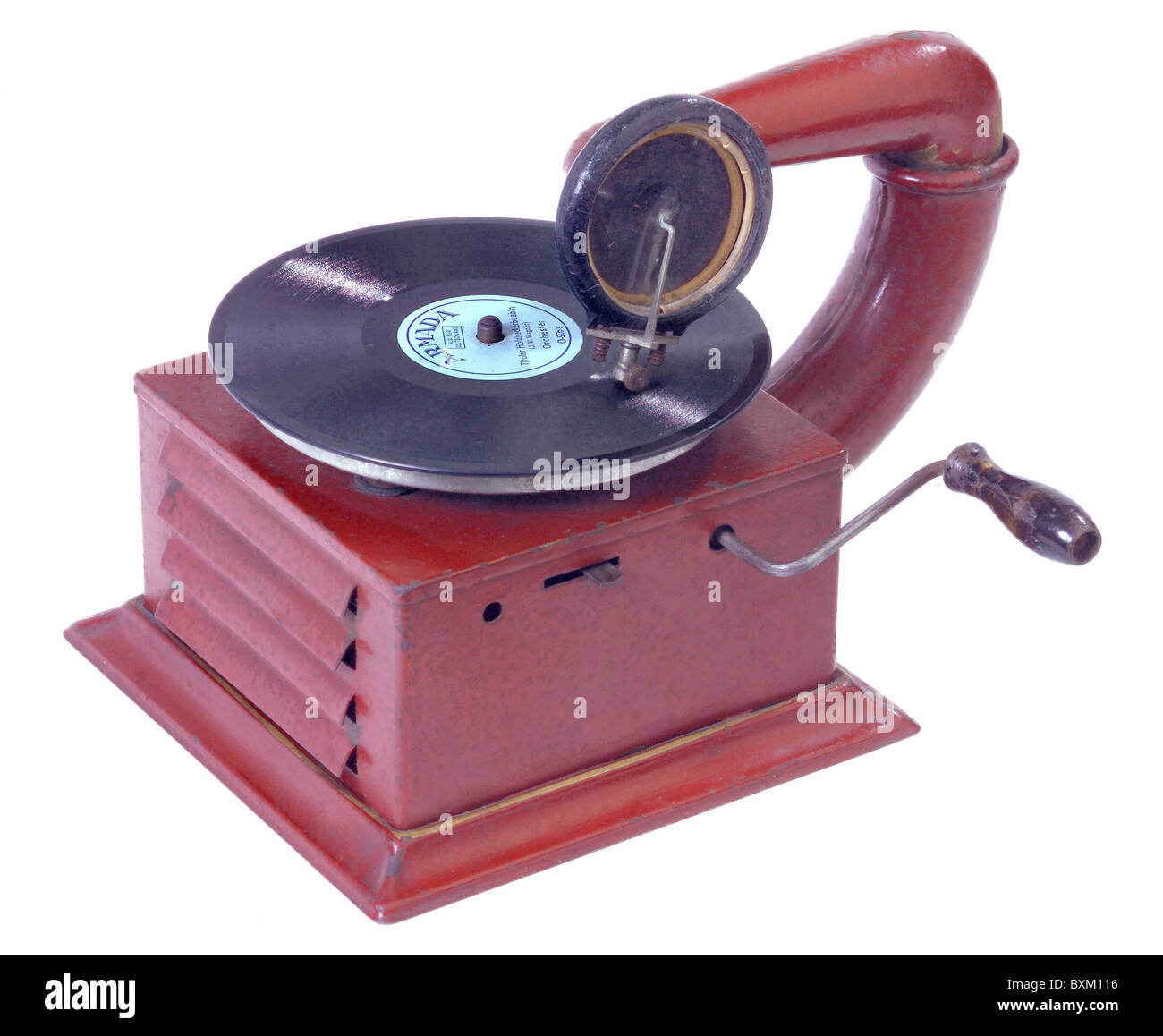 toys, miniature gramophone for children, made by Triumphon Company, Berlin, Germany, circa 1926