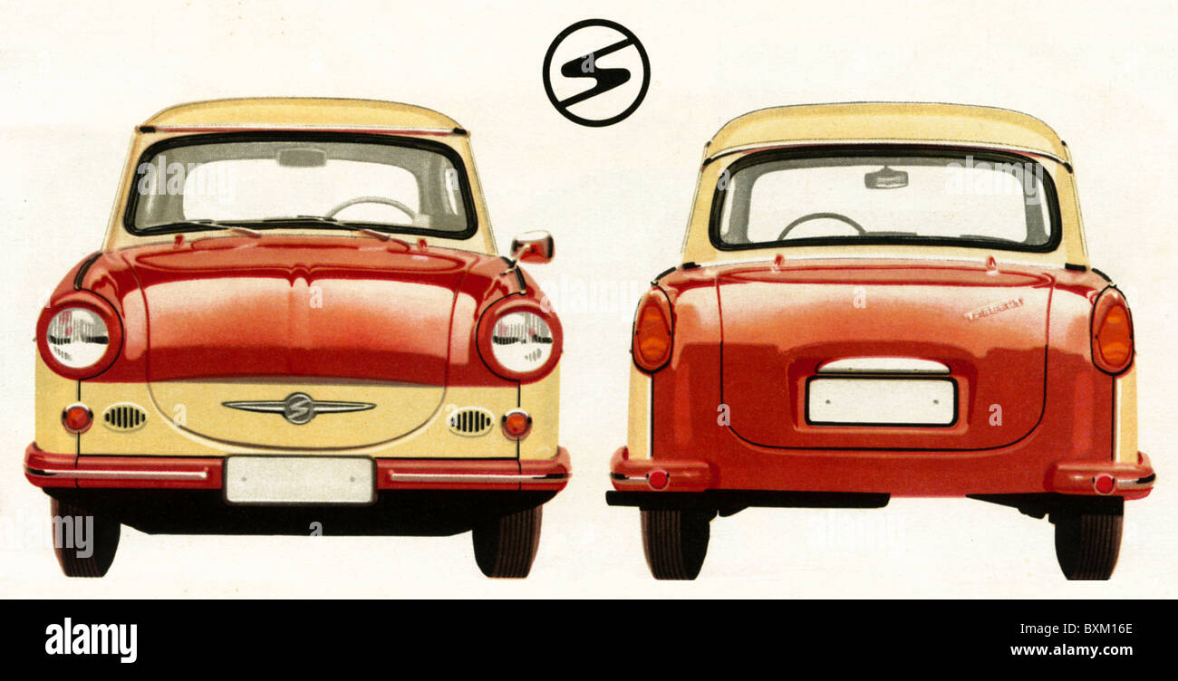 transport / transportation, car, vehicle variants, Trabant, East-Germany, 1959, Additional-Rights-Clearences-Not Available Stock Photo