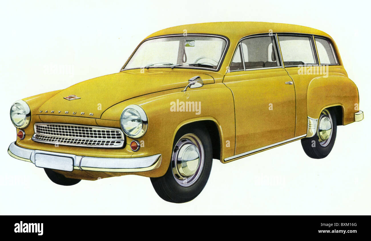 transport / transportation, car, vehicle variants, Wartburg Kombi, made