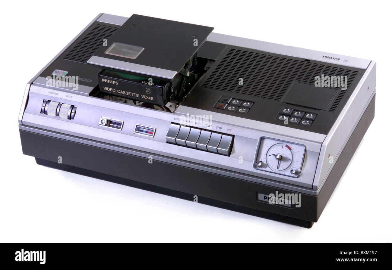 technics, video recorder, Philips cassette recorder N 1500, Netherlands,  1975, technics, invention, historic, historical,1970s, 70s, 20th century,  VCR, Made in Austria, early video recorder, video cassette recorder /VCR/,  video, video recorders ...