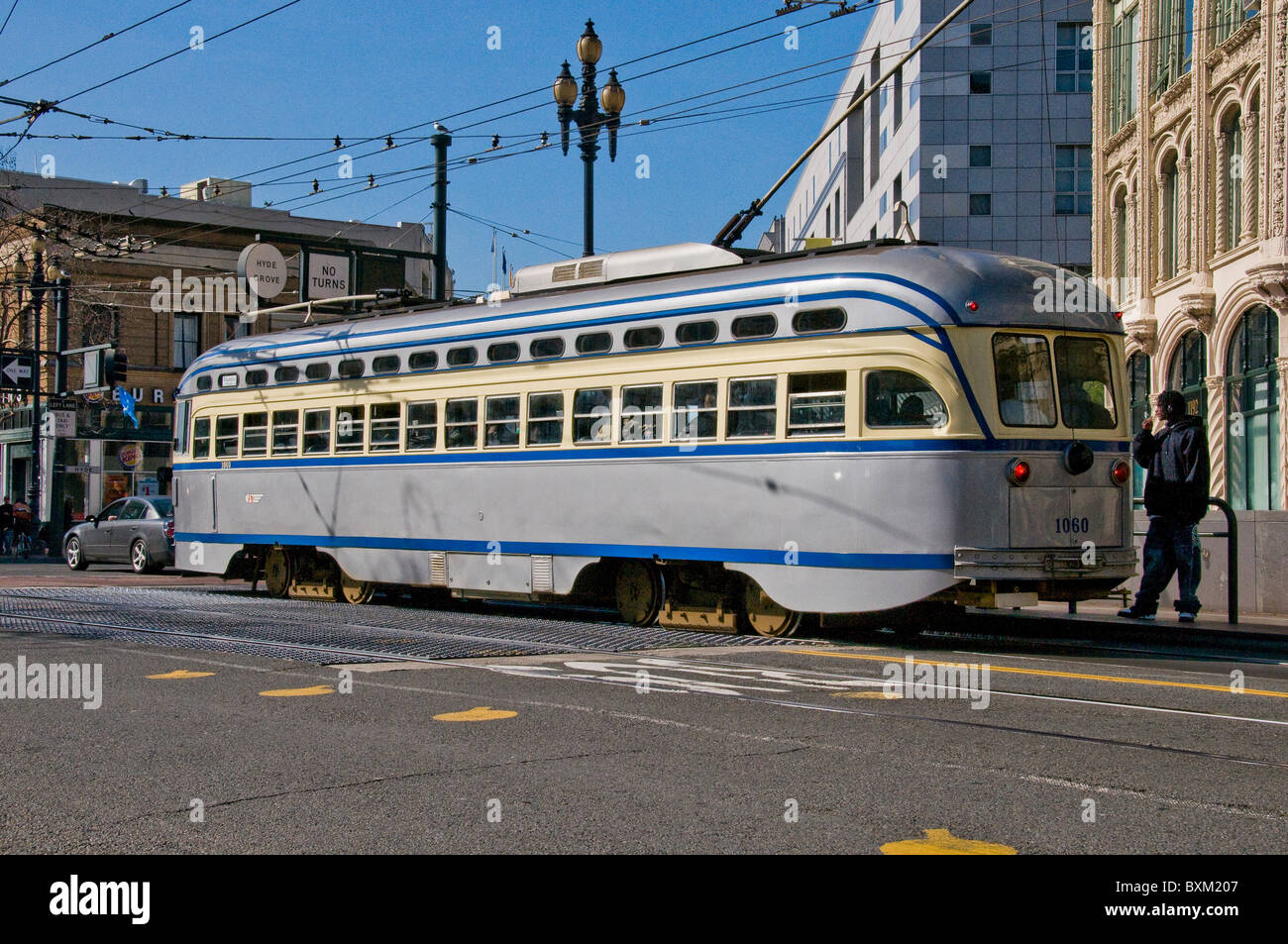 MS252 vintage Tram Trolley Vehicle Voiture Rétro HorlogeRie